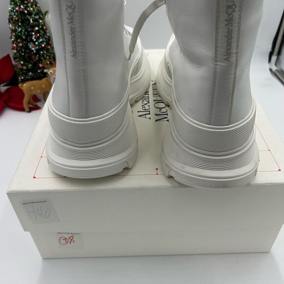 Men’s Alexander, McQueen tread slick high top boots size 46 made in Italy main image 7